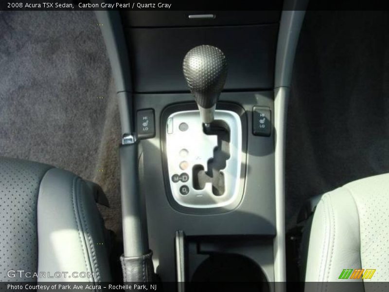 Carbon Gray Pearl / Quartz Gray 2008 Acura TSX Sedan