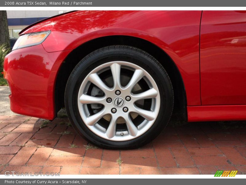 Milano Red / Parchment 2008 Acura TSX Sedan