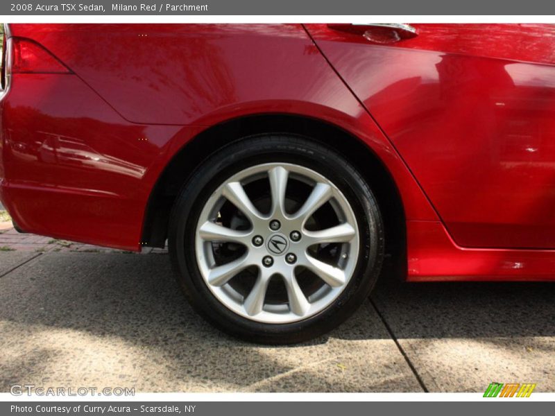 Milano Red / Parchment 2008 Acura TSX Sedan