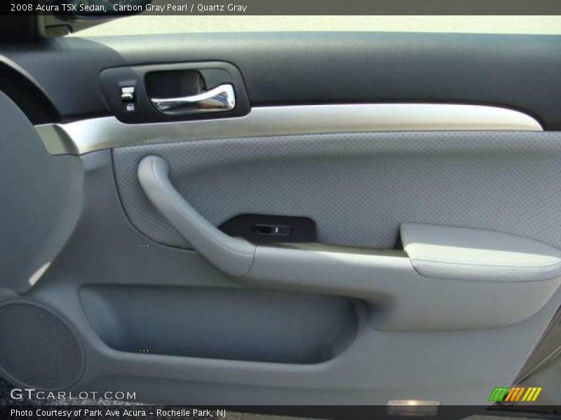 Carbon Gray Pearl / Quartz Gray 2008 Acura TSX Sedan