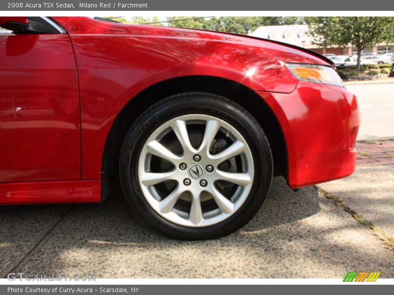 Milano Red / Parchment 2008 Acura TSX Sedan