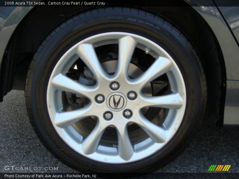 Carbon Gray Pearl / Quartz Gray 2008 Acura TSX Sedan