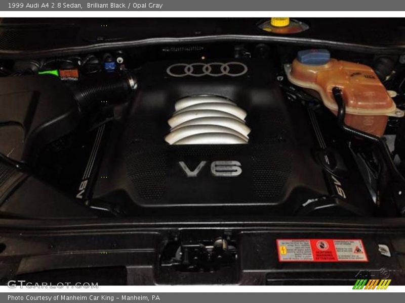 Brilliant Black / Opal Gray 1999 Audi A4 2.8 Sedan