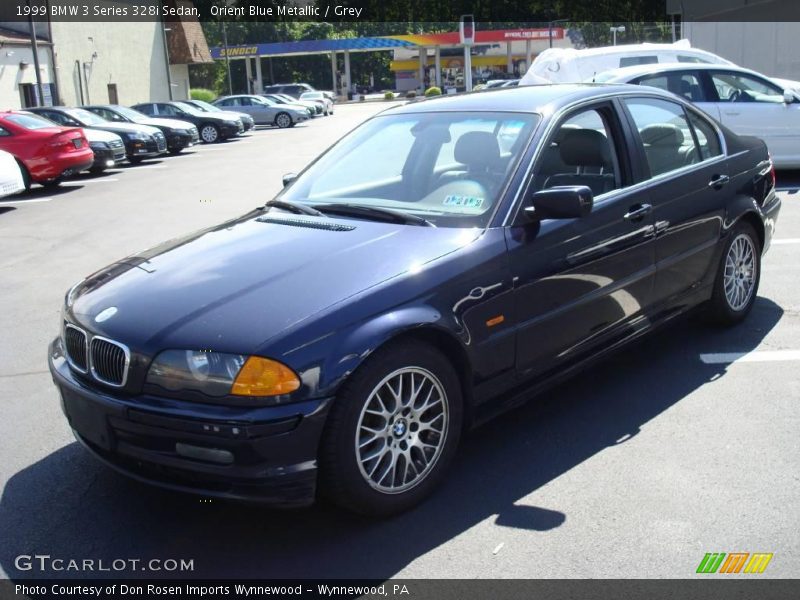 Orient Blue Metallic / Grey 1999 BMW 3 Series 328i Sedan