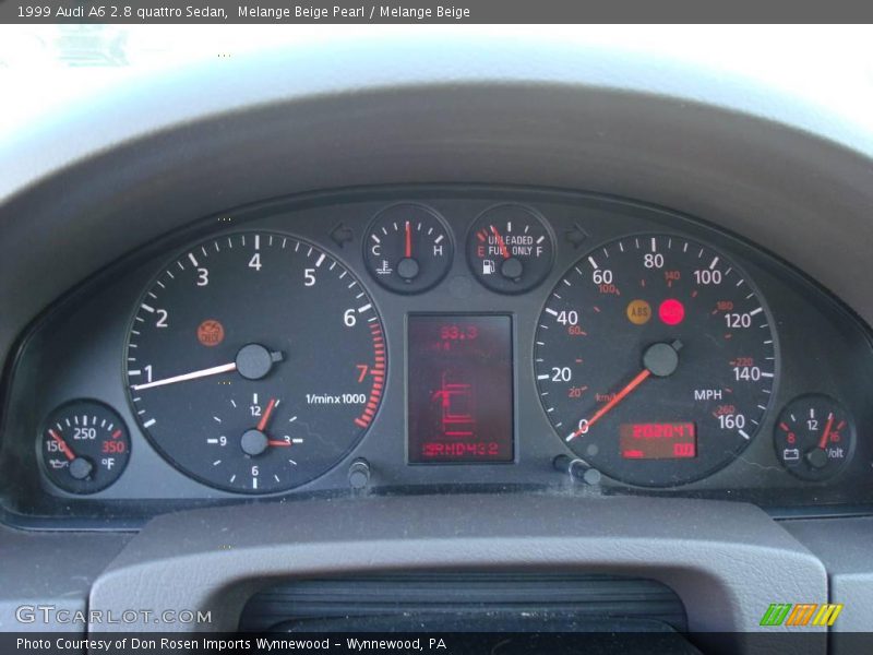 Melange Beige Pearl / Melange Beige 1999 Audi A6 2.8 quattro Sedan