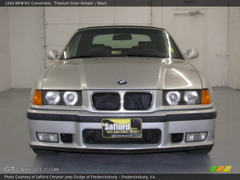 Titanium Silver Metallic / Black 1999 BMW M3 Convertible