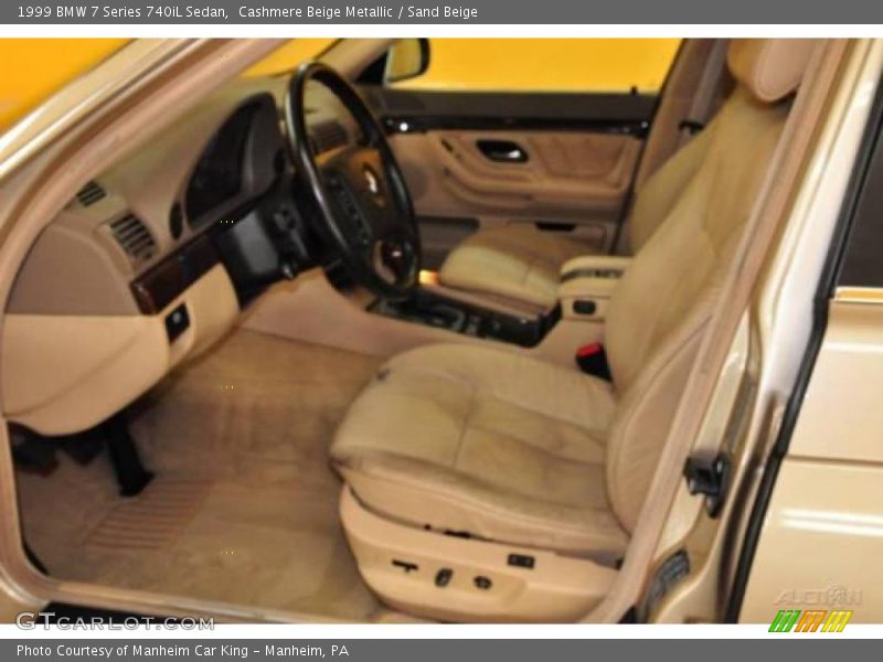 Cashmere Beige Metallic / Sand Beige 1999 BMW 7 Series 740iL Sedan