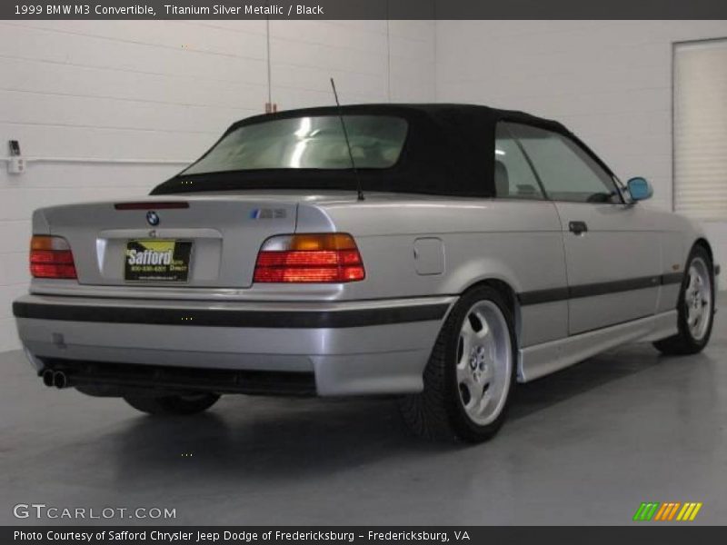 Titanium Silver Metallic / Black 1999 BMW M3 Convertible