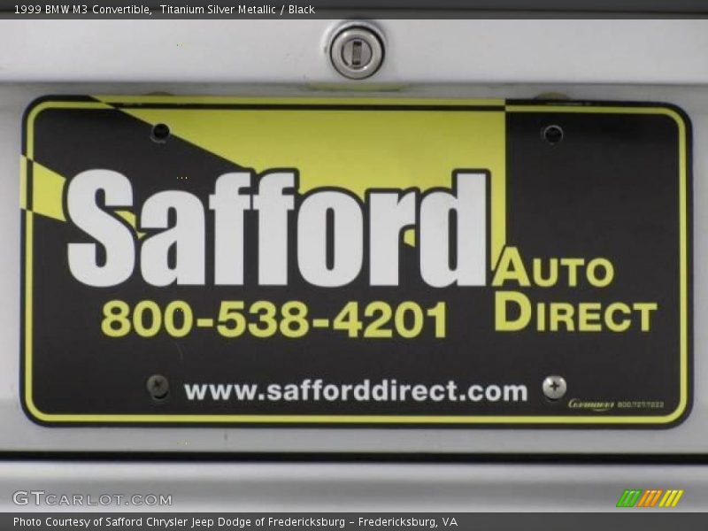 Titanium Silver Metallic / Black 1999 BMW M3 Convertible
