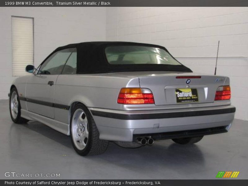 Titanium Silver Metallic / Black 1999 BMW M3 Convertible