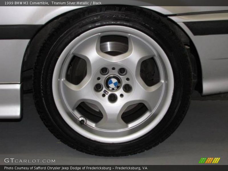Titanium Silver Metallic / Black 1999 BMW M3 Convertible