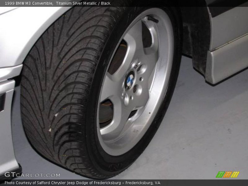 Titanium Silver Metallic / Black 1999 BMW M3 Convertible