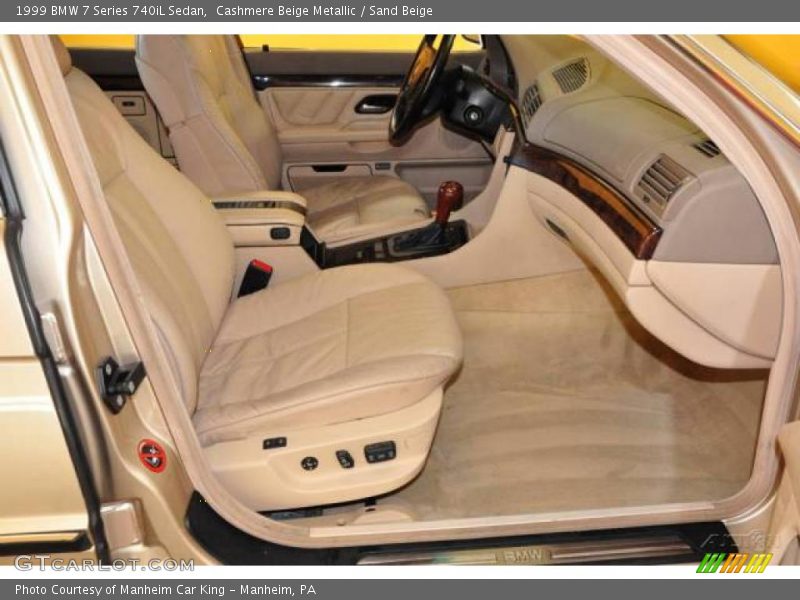 Cashmere Beige Metallic / Sand Beige 1999 BMW 7 Series 740iL Sedan
