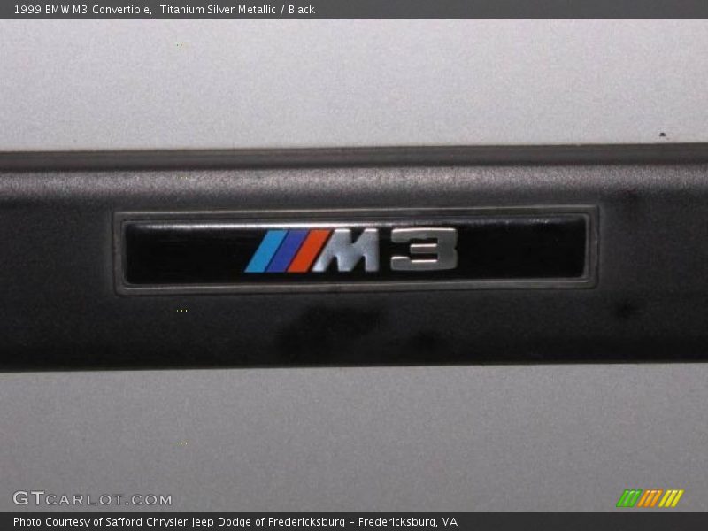 Titanium Silver Metallic / Black 1999 BMW M3 Convertible
