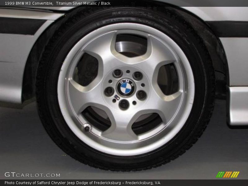 Titanium Silver Metallic / Black 1999 BMW M3 Convertible
