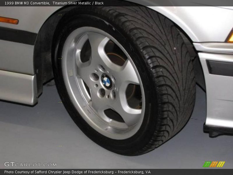 Titanium Silver Metallic / Black 1999 BMW M3 Convertible