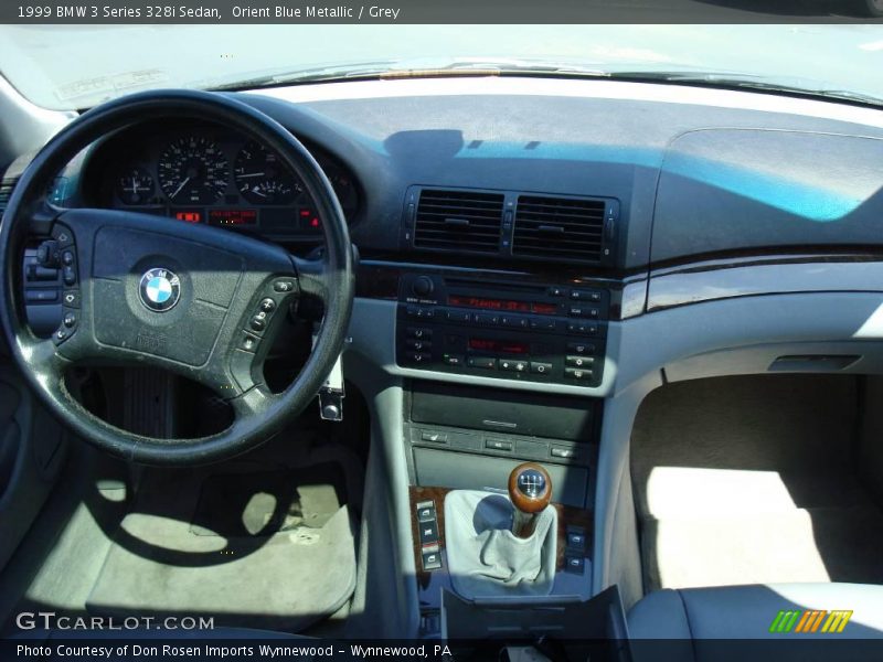 Orient Blue Metallic / Grey 1999 BMW 3 Series 328i Sedan