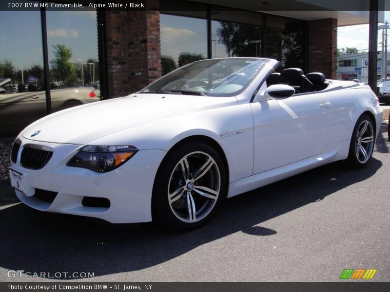 Alpine White / Black 2007 BMW M6 Convertible