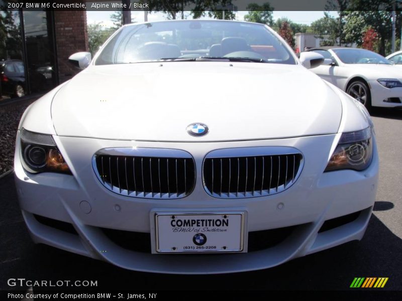 Alpine White / Black 2007 BMW M6 Convertible
