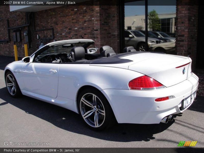 Alpine White / Black 2007 BMW M6 Convertible