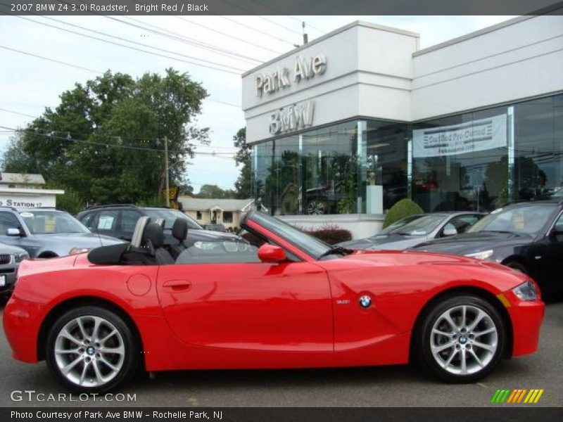 Bright Red / Black 2007 BMW Z4 3.0i Roadster