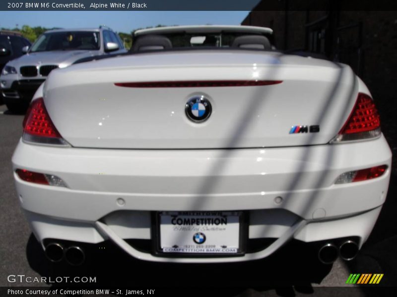 Alpine White / Black 2007 BMW M6 Convertible