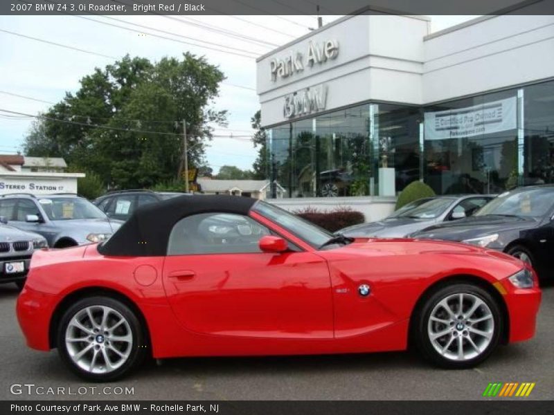 Bright Red / Black 2007 BMW Z4 3.0i Roadster