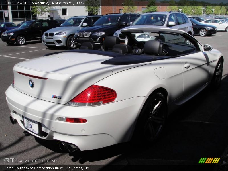 Alpine White / Black 2007 BMW M6 Convertible