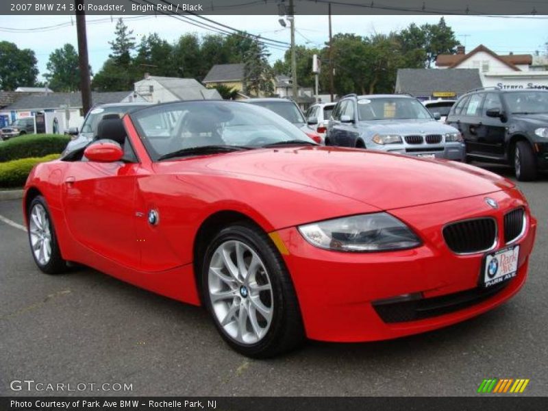 Bright Red / Black 2007 BMW Z4 3.0i Roadster