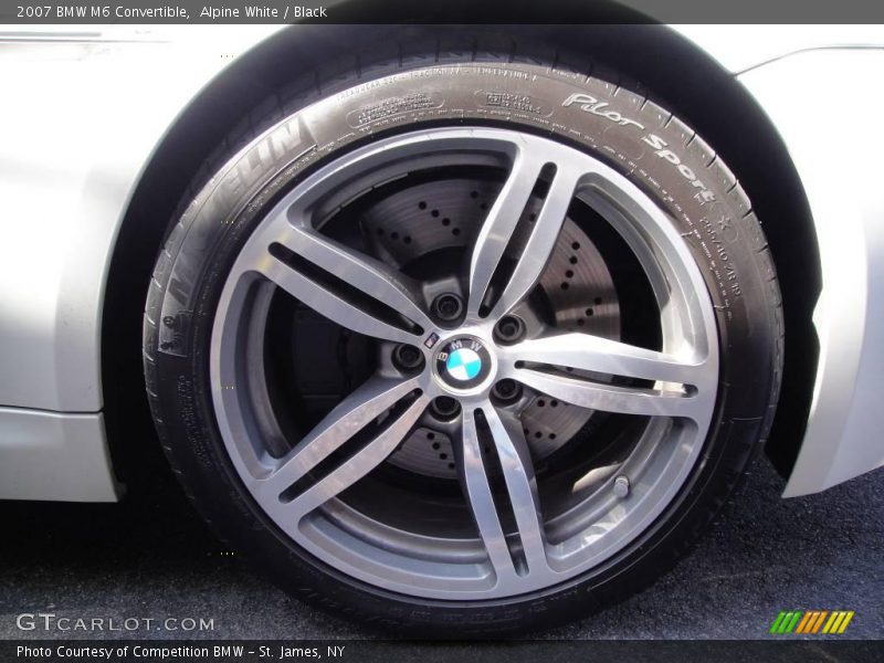 Alpine White / Black 2007 BMW M6 Convertible
