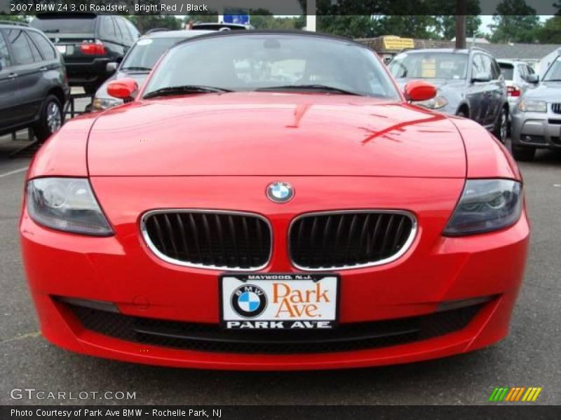 Bright Red / Black 2007 BMW Z4 3.0i Roadster