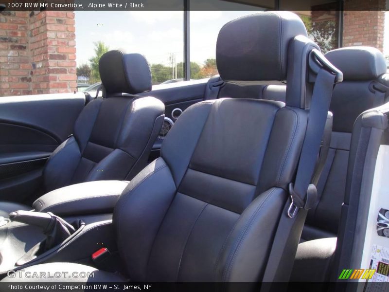 Alpine White / Black 2007 BMW M6 Convertible
