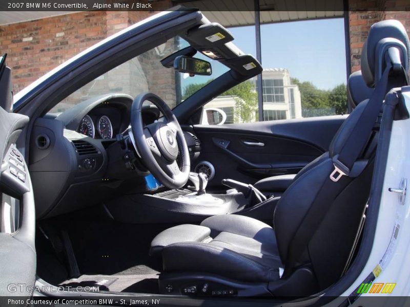 Alpine White / Black 2007 BMW M6 Convertible
