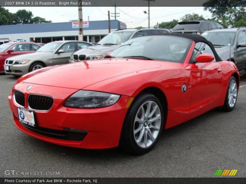 Bright Red / Black 2007 BMW Z4 3.0i Roadster