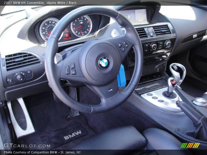 Alpine White / Black 2007 BMW M6 Convertible