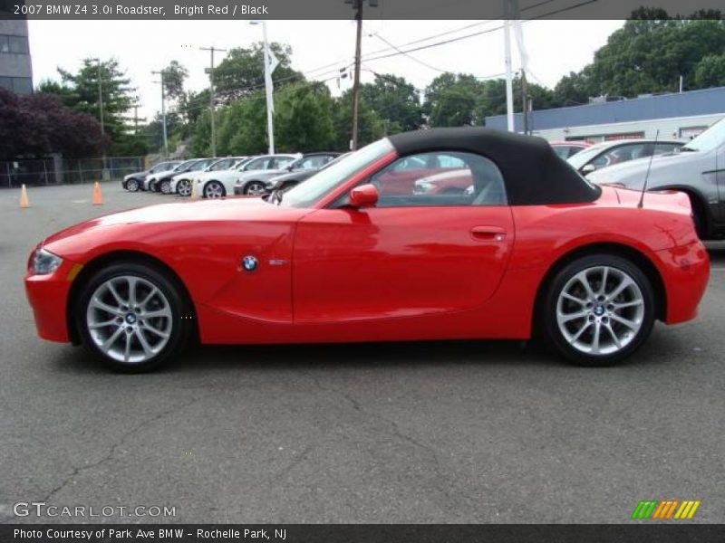 Bright Red / Black 2007 BMW Z4 3.0i Roadster