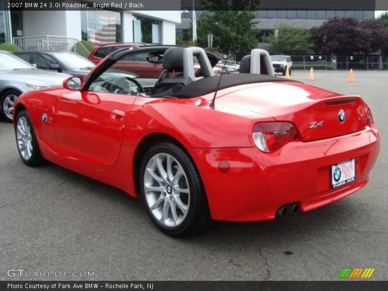 Bright Red / Black 2007 BMW Z4 3.0i Roadster