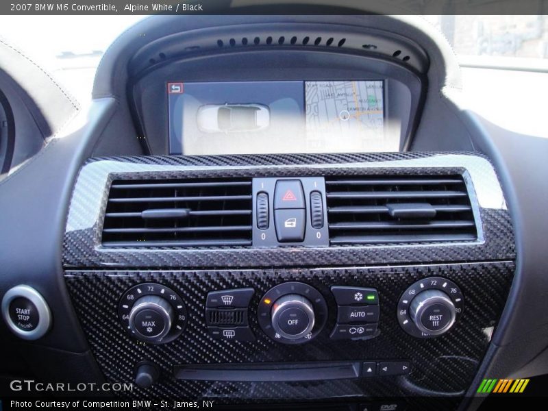 Alpine White / Black 2007 BMW M6 Convertible