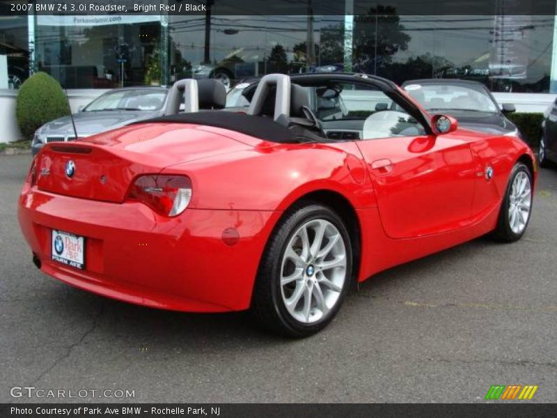 Bright Red / Black 2007 BMW Z4 3.0i Roadster