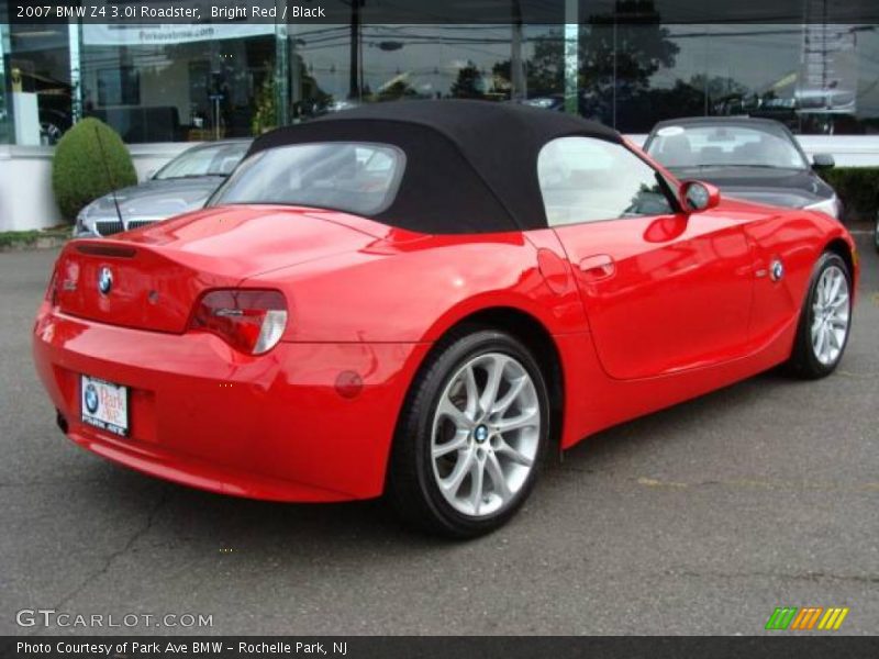 Bright Red / Black 2007 BMW Z4 3.0i Roadster