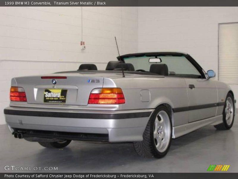 Titanium Silver Metallic / Black 1999 BMW M3 Convertible