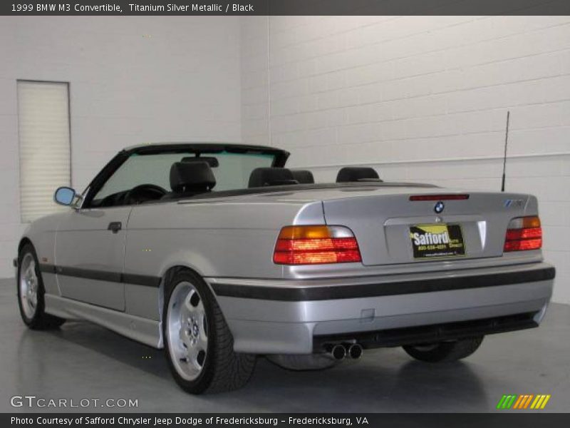 Titanium Silver Metallic / Black 1999 BMW M3 Convertible