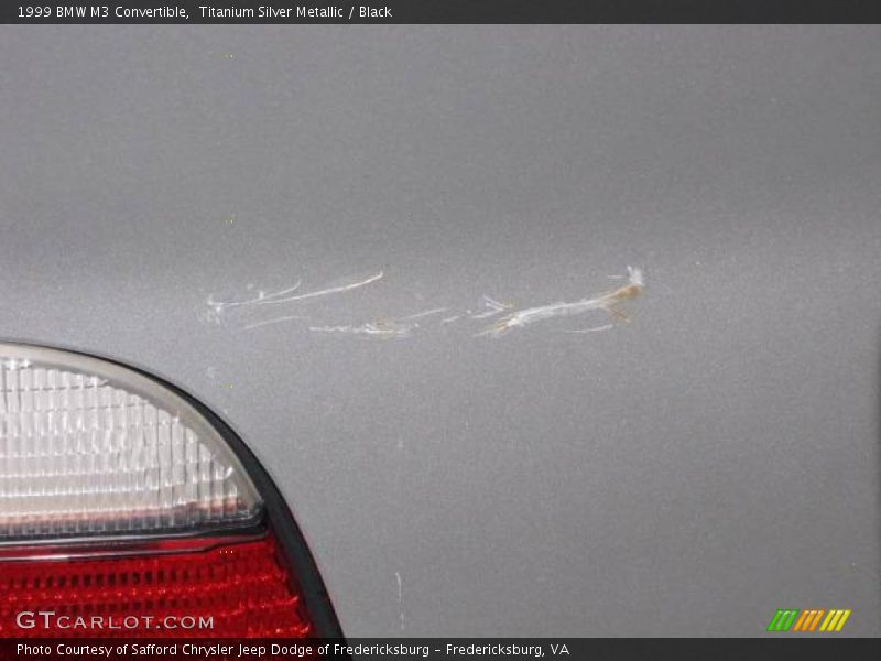 Titanium Silver Metallic / Black 1999 BMW M3 Convertible