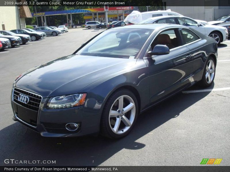 Meteor Grey Pearl / Cinnamon Brown 2009 Audi A5 3.2 quattro Coupe