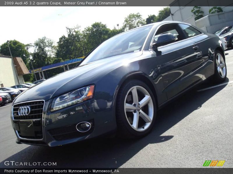 Meteor Grey Pearl / Cinnamon Brown 2009 Audi A5 3.2 quattro Coupe