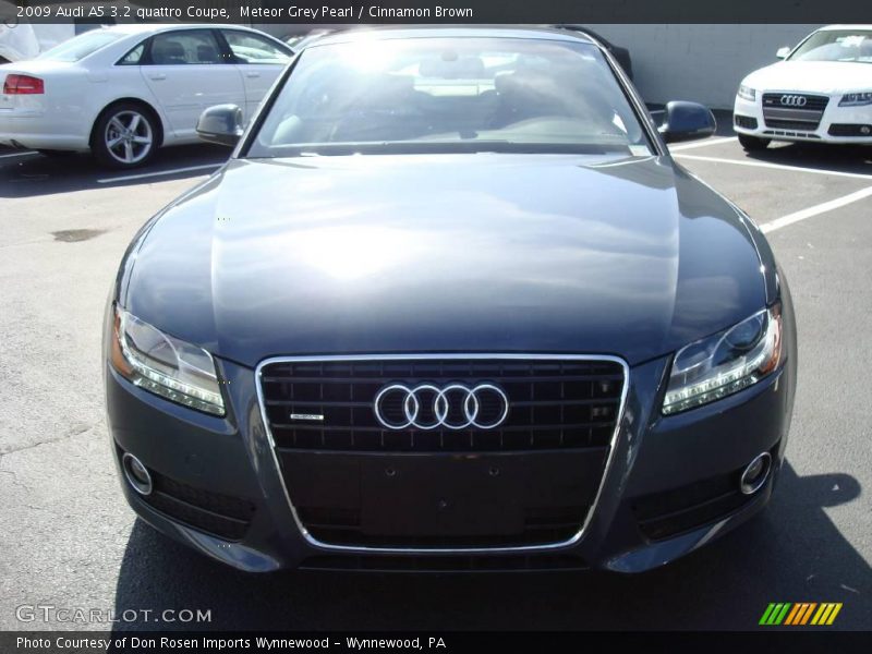 Meteor Grey Pearl / Cinnamon Brown 2009 Audi A5 3.2 quattro Coupe