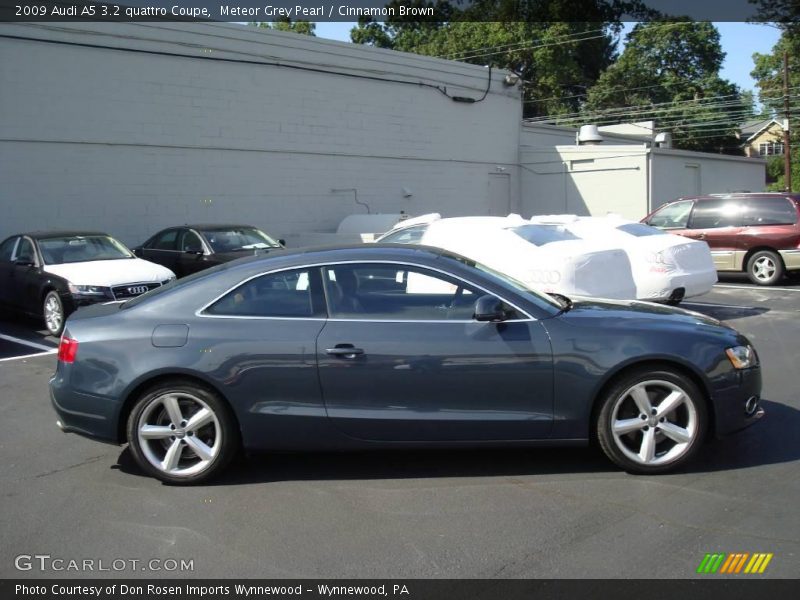Meteor Grey Pearl / Cinnamon Brown 2009 Audi A5 3.2 quattro Coupe