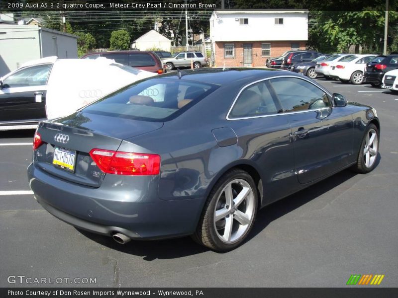 Meteor Grey Pearl / Cinnamon Brown 2009 Audi A5 3.2 quattro Coupe