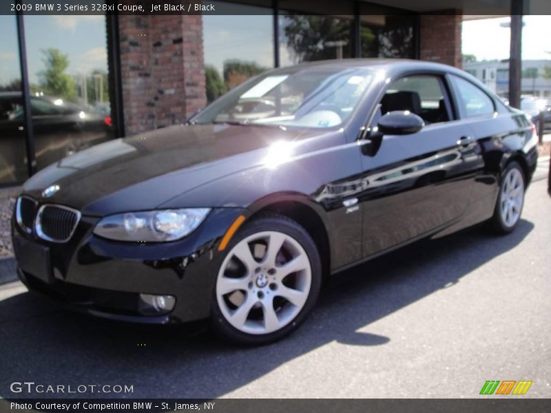 Jet Black / Black 2009 BMW 3 Series 328xi Coupe