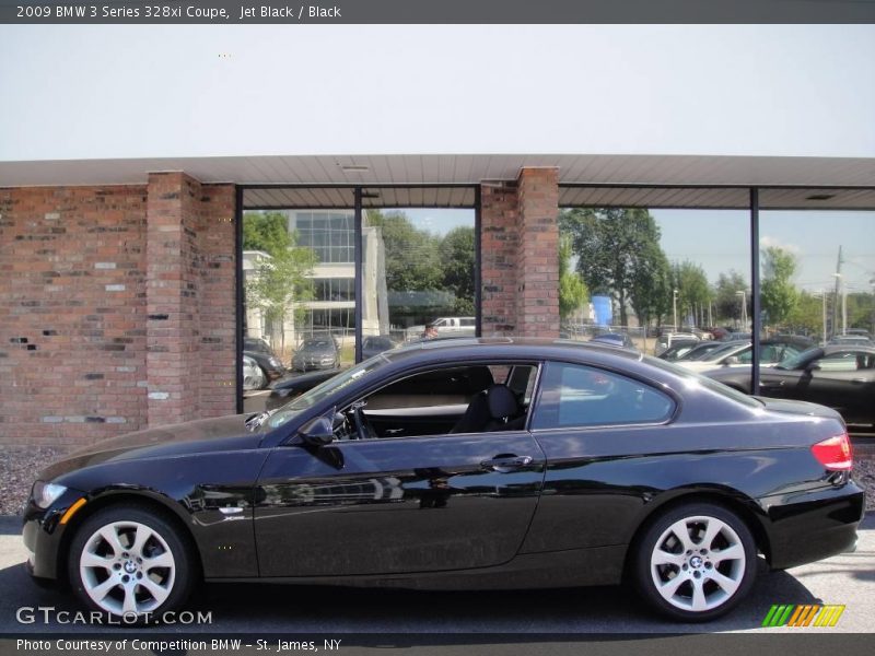 Jet Black / Black 2009 BMW 3 Series 328xi Coupe